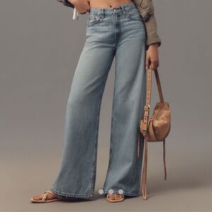 Re/Done womens size 28 wide leg jean